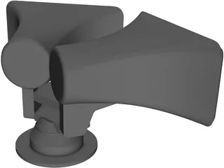 Loudhailer Horn Type 3D Model preview