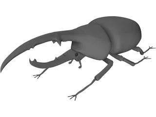 Hercules Beetle 3D Model preview