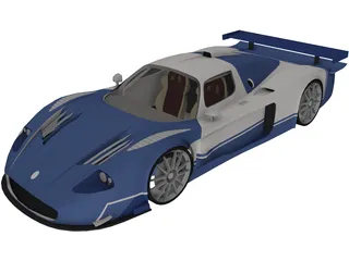 Maserati MC12 3D Model preview