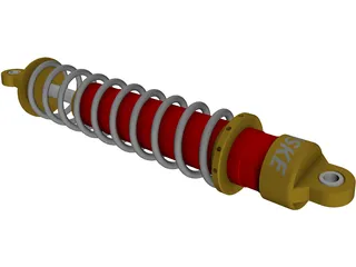 Shocks Penske 7500 Series 3D Model preview