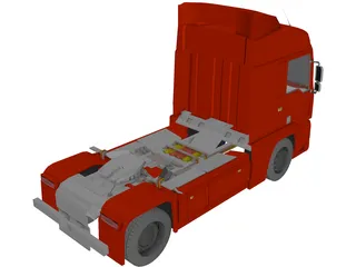 MAN TGA 3D Model preview