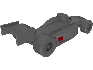 Indy Race Car 3D Model preview