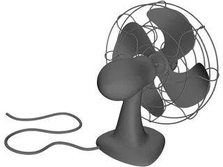 Old Fan 3D Model preview