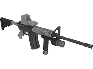 Colt M4 3D Model preview