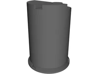 Chemical Tank 3D Model preview