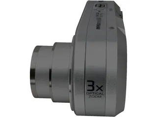 Sony Cyber-shot DSC P150 Camera 3D Model preview