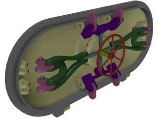 Hatch Pressure Assembly 3D Model preview