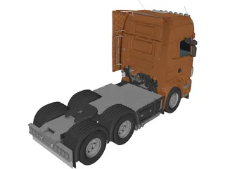 Scania R620 3D Model preview