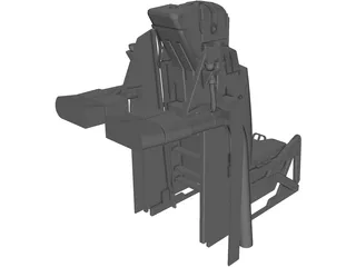 Ejection Seat 3D Model preview