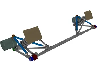 Suspension 3D Model preview