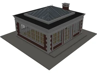 Pavilion 3D Model preview