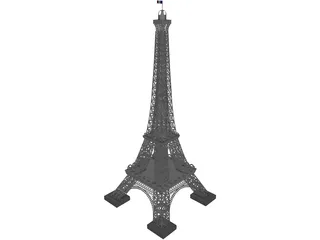 Eiffel Tower 3D Model preview