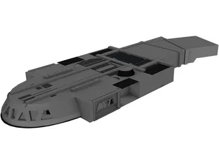 Star Wars ISD Bridge 3D Model preview