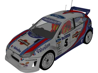 Ford Focus WRC 3D Model preview