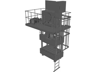 Press 600T 3D Model preview