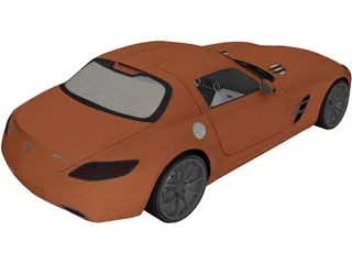 Mercedes-Benz SLS AMG 3D Model preview