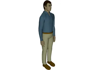 Working Man 3D Model preview