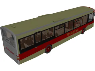 Volvo City Bus 3D Model preview
