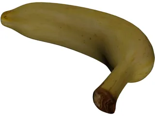 Banana 3D Model preview