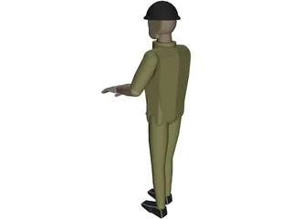 Human Operator 3D Model preview