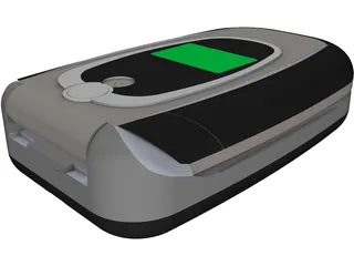 LG Celular Mobile Phone 3D Model preview