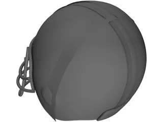 American Football Helmet 3D Model preview