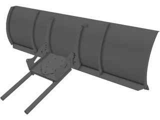 ATV Plow 3D Model preview