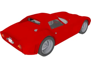 Ferrari GTO 3D Model preview