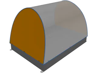 Hose Reels Pallet 3D Model preview