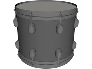 Drum 3D Model preview