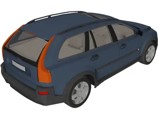 Volvo XC90 3D Model preview