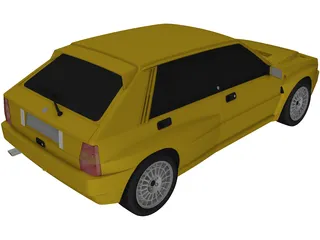 Lancia Delta HF Evo2 (1994) 3D Model preview