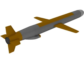 BGM-109 Tomahawk 3D Model preview
