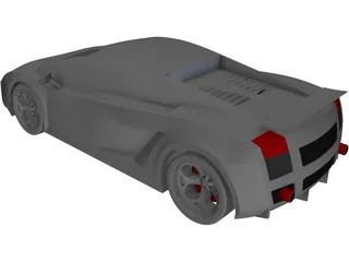 Lamborghini Gallardo 3D Model preview