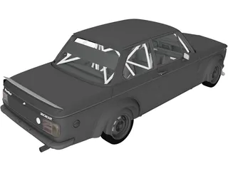 BMW 2002 Turbo (1973) 3D Model preview