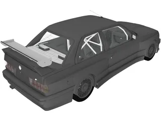 BMW M3 E30 (1991) 3D Model preview