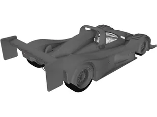 Ferrari 12 333SP 3D Model preview
