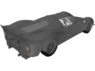 Ferrari 330P4 (1967) 3D Model preview