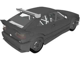 Volkswagen Corrado (1995) 3D Model preview