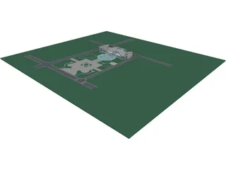 Central City Building 3D Model preview