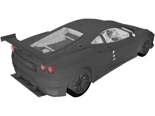 Ferrari F430 GT (2008) 3D Model preview