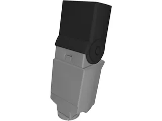 Canon 420 EX Camera Flash 3D Model preview