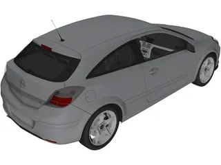 Opel Astra 3D Model preview