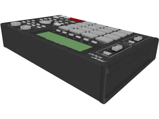 Akai MPC 1000 3D Model preview