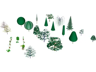 Plants Collection (30 models) 3D Model preview