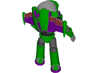 Buzz Lightyear 3D Model preview