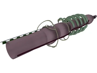 Earthworm 3D Model preview