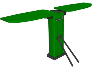 Collapsible Stand Stove 3D Model preview