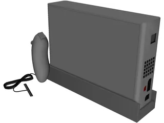 Nintendo Wii 3D Model preview