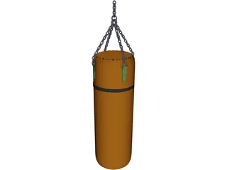 Punching Bag 3D Model preview